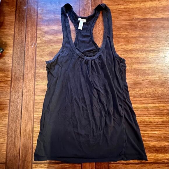 Ambiance Apparel Black Sleeveless Racerback Tank Size Large - Picture 4 of 7